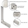 TOOLCOOL Machinist Square Engineers Square Try Square 90 Degree Right