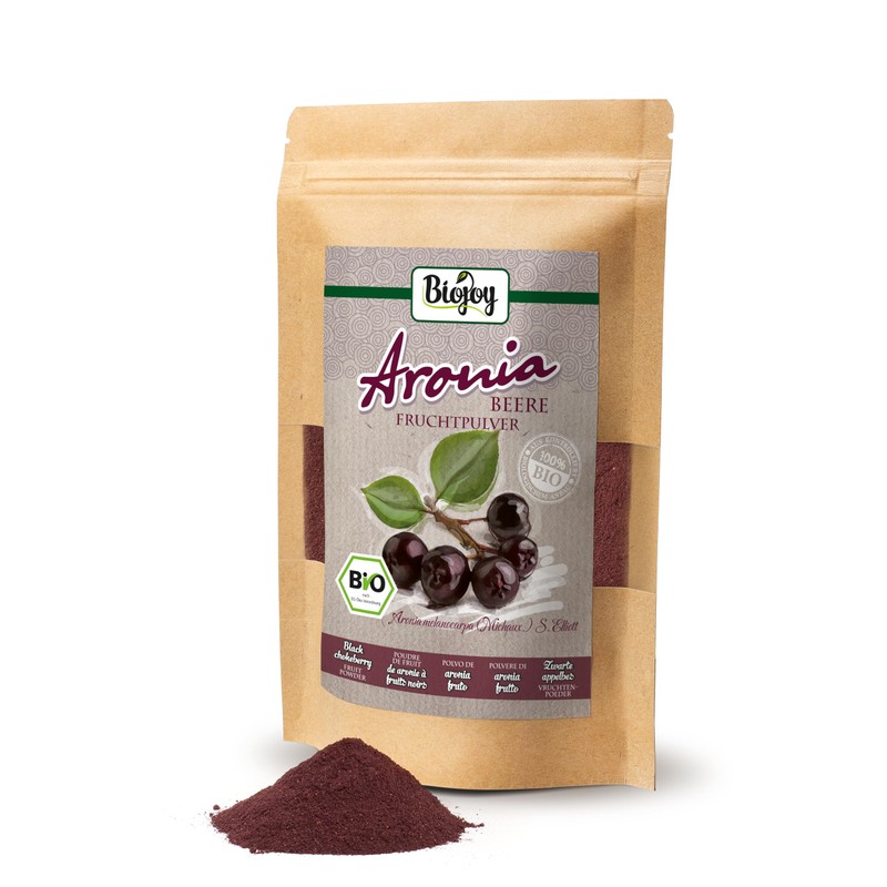 Biojoy Organic Aronia powder free from artificial additives (250 gr)