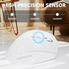 memzuoix Ergonomic Mouse Wireless,2.4G Optical Cordless Mice with 800/1200/1600 DPI,Vertical