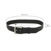 Gusti Genuine Leather Trowel Belt Simple Leather Belt with Silver