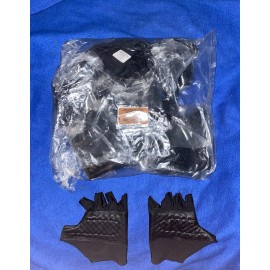 PIP New 12 Pair PIP 122-AV71/L Fingerless LRG Padded Anti Vibrate Lycra Lined Gloves