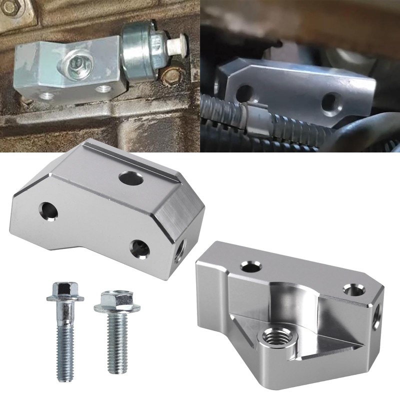 RYANSTAR RACING Billet Aluminum Knock Sensor Relocation Brackets Compatible with