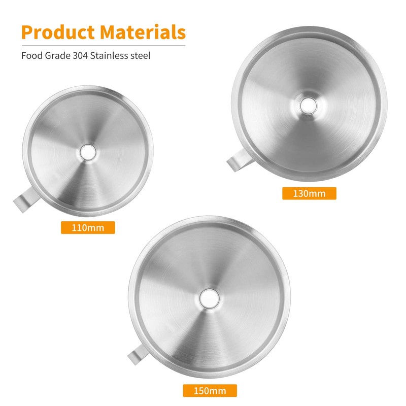 Hausprofi Stainless Steel Funnel