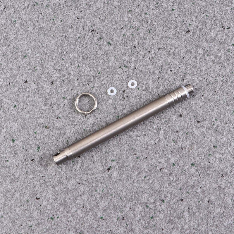 Healifty Titanium Toothpick Metal Fruit Fork Tooth Pick Integrated Tooth