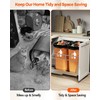 LIONONLY Dual Pull Out Trash Can Under Cabinet, Heavy Duty