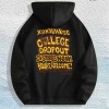 Kanye West "College Dropout" Graphic Hoodie 100% Cotton US Warehouse