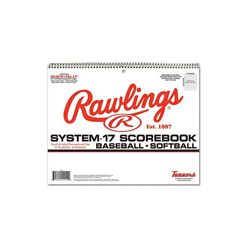 RAWLINGS System-17 Baseball Scorebook