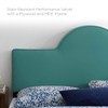 Modway Dawn Performance Velvet Headboard, King/CA King, Teal