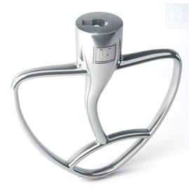Premium Stainless Steel Beater - for Kitchenaid Tilt-Head Mixers - 100% Dishwasher Safe - Hand Polished - Fits Artisan, Classic, KSM150, K45SS, KSM100, KSM75, KSM90 and Many More