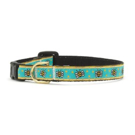 Up Country Bee Dog Collar, X-Small (6 To 12 Inches) 5/8 Inch Narrow Width