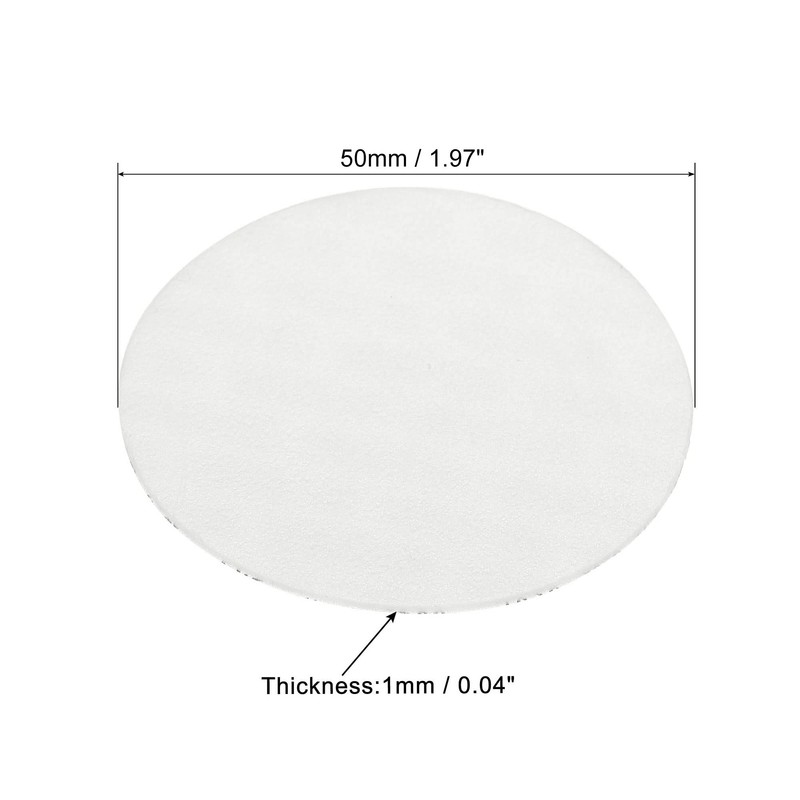 PATIKIL 50mm/1.97" Foam Lid Liner, 50 Pack PS Foam Resistant