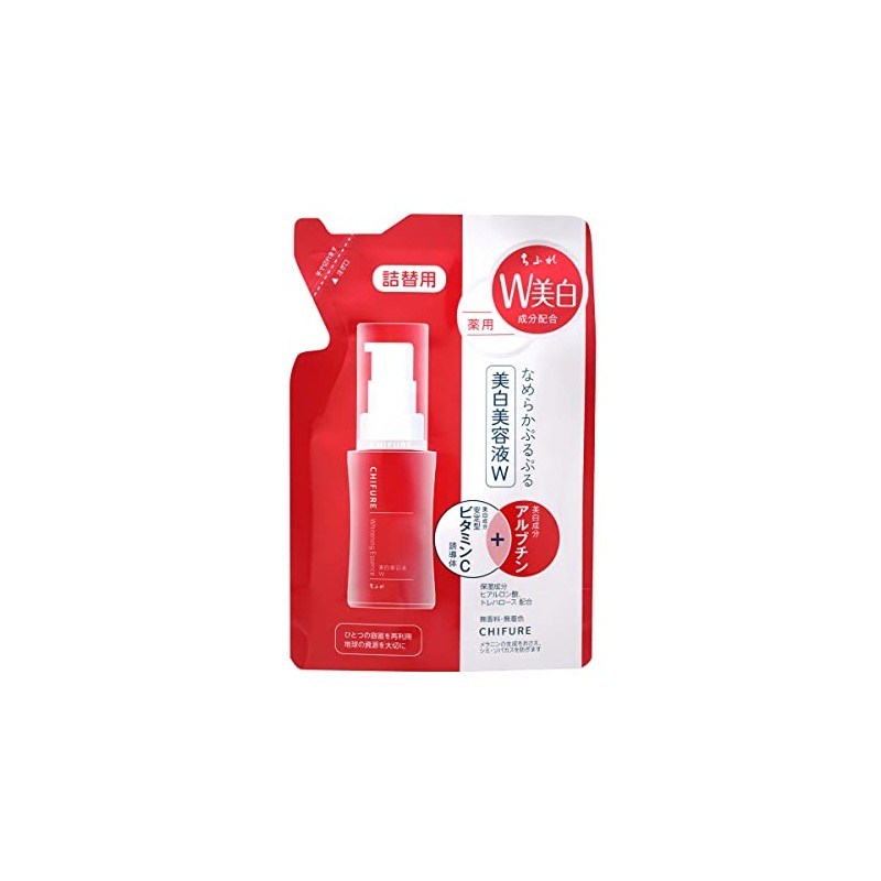 Chifure Whitening Serum W Refill, 1.0 fl oz (30 ml),