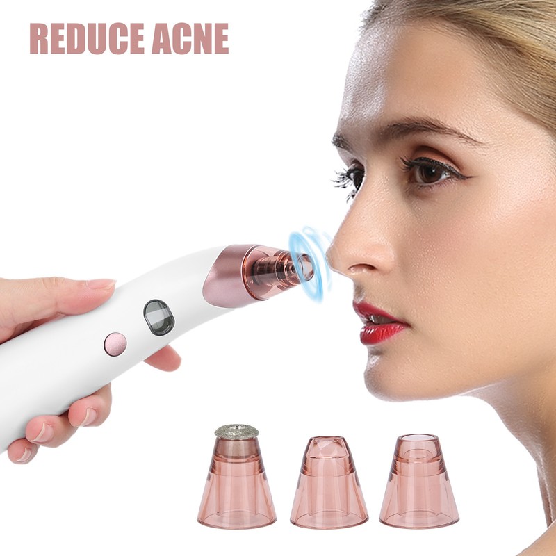 Electric Blackhead Remover Facial Acne Comedo Extractor Rechargeable Blackhead Suction