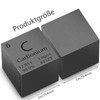 Pevfeciy 1 Inch Carbon Cube 25.4 mm Metal Density Cube