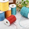 sourcing map Waxed Cord 0.8mm Waxed Polyester Cord 175 Yard