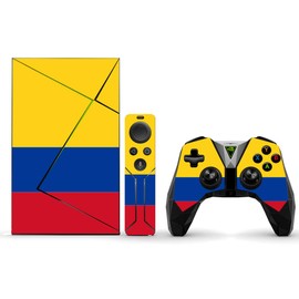 MightySkins Skin Compatible with NVIDIA Shield TV (2017) Pro - Colombian Flag | Protective, Durable, and Unique Vinyl Decal wrap Cover | Easy to Apply, Remove, and Change Styles | Made in The USA