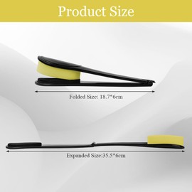 LOPHE Back Applicator, Self Tanning Sunscreen Applicator, Back Care Self Tanning, Tanning Self Tanner Brush for Home, Yellow