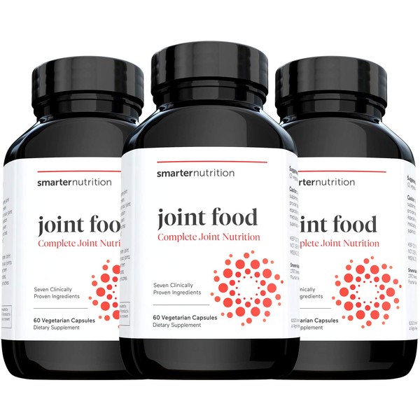 Smarter Joint Food - Nourishing Whole-Food Support for Joint Health, Lubrication, Mobility - Formulated with Collagen Type II, MSM, Vitamin C, Turmeric, Bromelain (Packaging May Vary – 90 Servings)