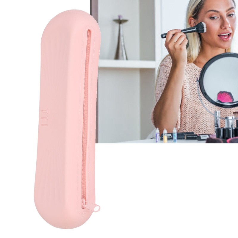 Silicone Makeup Brush Holder Multipurpose Large Capacity Dustproof Portable Travel