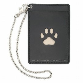 Wachifudo Dayan Cat Dayan Genuine Leather with Chain Art 1 Side Pass Case, Music Concert