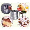 Powder Sugar Sifter for Baking,Stainless Steel Flour Sieve,Handheld Powder Flour
