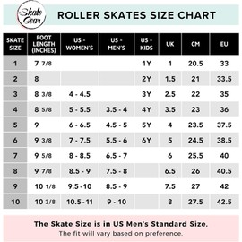 Skate Gear Extra Support Quad Roller Skates for Kids and Adults (Purple, Women's 8 / Men's 7)