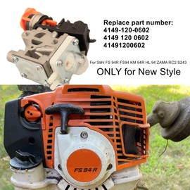 Wzytshun FS94 Carb 4149-120-0602 carburetor kit Compatible with for stihl FS94R FS94 KM 94R HL 94 ZAMA RC2 S243 Replace 41491200602