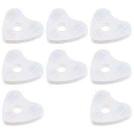 SING F LTD 8PCS Pet Water Fountain Filters Compatible with Flower Heart-Shaped Water Fountain Replacement Filters Cat Dog Water Dispenser Filters 145x118x17mm