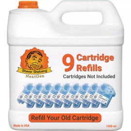 Shaver Shebang 6 Braun Clean & Renew refills by Shaver Shebang Ultra - Made In USA - 1 Bottle