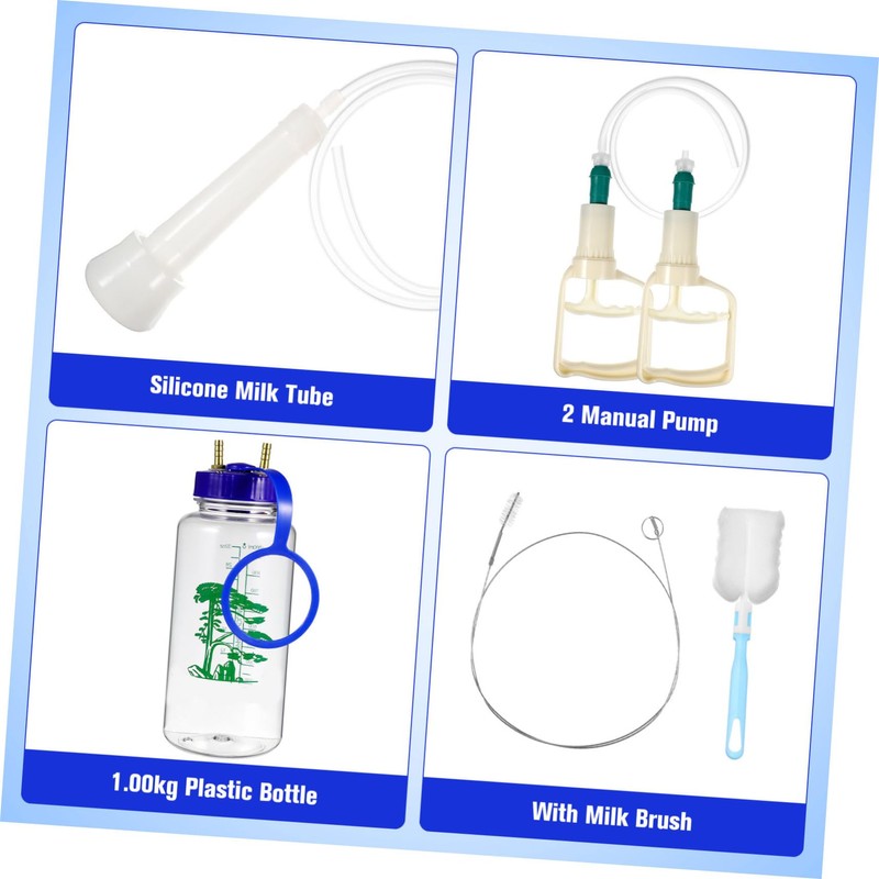 YARNOW Manual Milking Machine for Cows and Sheep, Portable Handheld