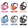 Short Snout Dog Muzzle Bulldog Muzzle Adjustable Breathable Mesh for