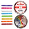 BevBands Drink Markers - Set of 16 in Reusable Tin