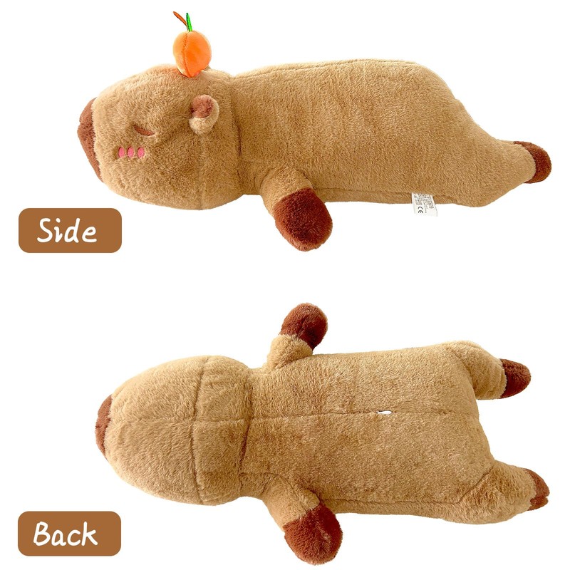 Juvanovo Capybara Plush Toy XXL, 60cm Capybara Stuffed Animals, Realistic