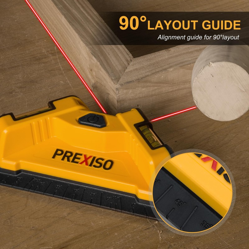 PREXISO Square Laser - 30Ft Flooring Laser Level, Tile Laser