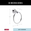 Delta Faucet 76446 Ashlyn Wall Mounted Towel Ring in Chrome,