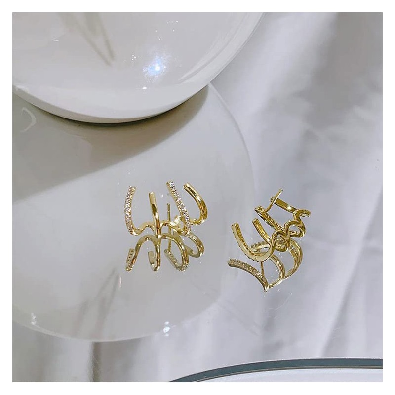 Women's Earrings, Hypoallergenic, Popular, Sterling Silver Silver Copper Cubic Zirconia,