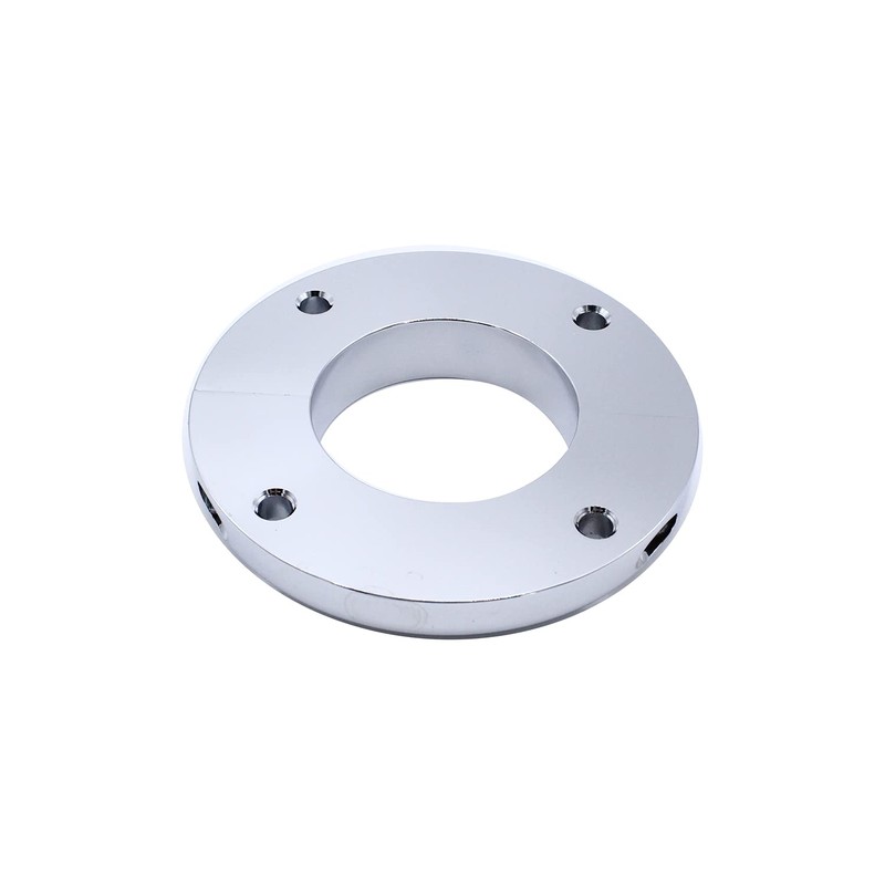 Polished Aluminum 2" Steering Column Floor Swivel Mount Base