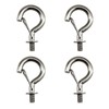 jinrowphee Stainless Steel Rigging Spring Hooks Connector Hooks Screw Hooks
