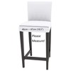 Seat Width: 18 1/2" Heavy Duty Cotton Henriksdal Bar Stool