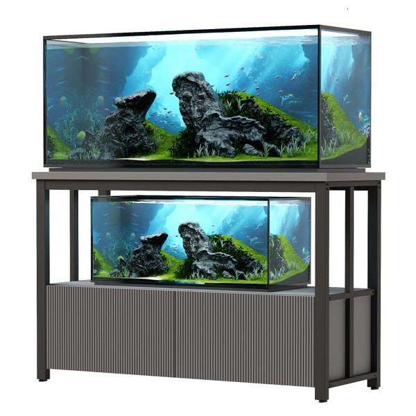 BEWISHOME 55-75 Gallon Fish Tank Stand, Heavy Duty Aquarium Stand