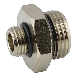 Fitting Parts Reducing Nipple with Cylindrical Thread and Elastomer Seal PN 20 (Thread: G 1/2 Inch x G 1/4 Inch)