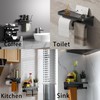 Double Toilet Paper Holder with Shelf, Commercial Toilet Paper Towel