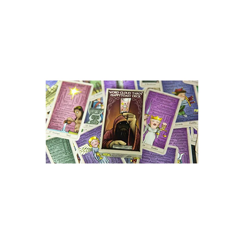 WordCloud Tarot - HappyToast Deck (Cardboard)