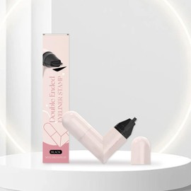 Winged Eye End Stamp - Women Makeup Eye End Stamp 2-Tip - Precise Stencil Daily Quick-Drying Cosmetics Waterproof for Beginners, Professionals