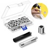 Anley 1/2" Grommet Tools Kit - 100 Sets of Rust