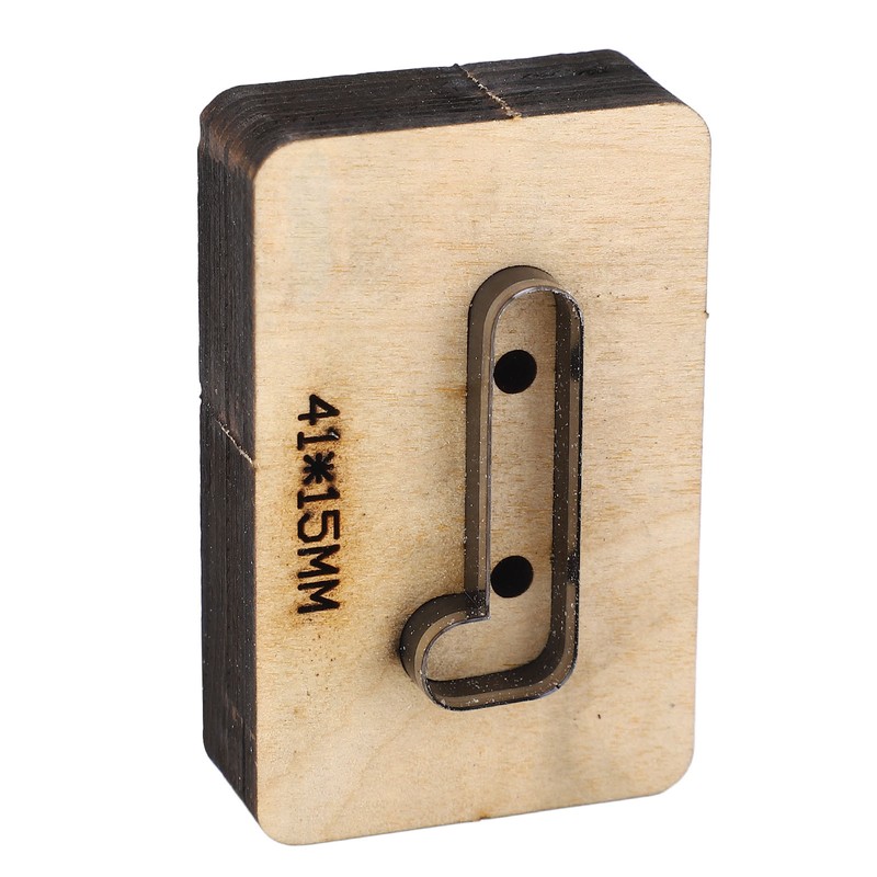 Leather Punching Cutting Die Number 1 Shape High Hardness Alloy