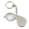 EXCEART Magnifying Glass Keychain 15x Handheld Pocket Magnifier Small Folding