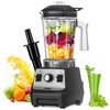 OMMO Blender 1800W, Professional High Speed Countertop Blender with Stainless