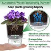 Aulock 6 pcs Self Watering Plant Pots - 4.1/3.2 in