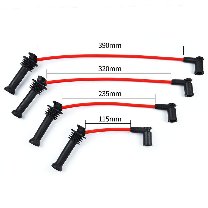 OTUAYAUTO 4 x Ignition Cable for Focus 2, Fiesta 4